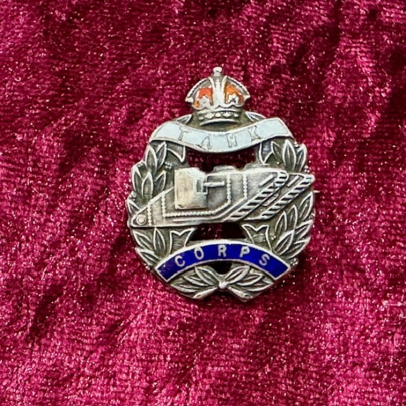 WW2 Silver Tankers Badge 1